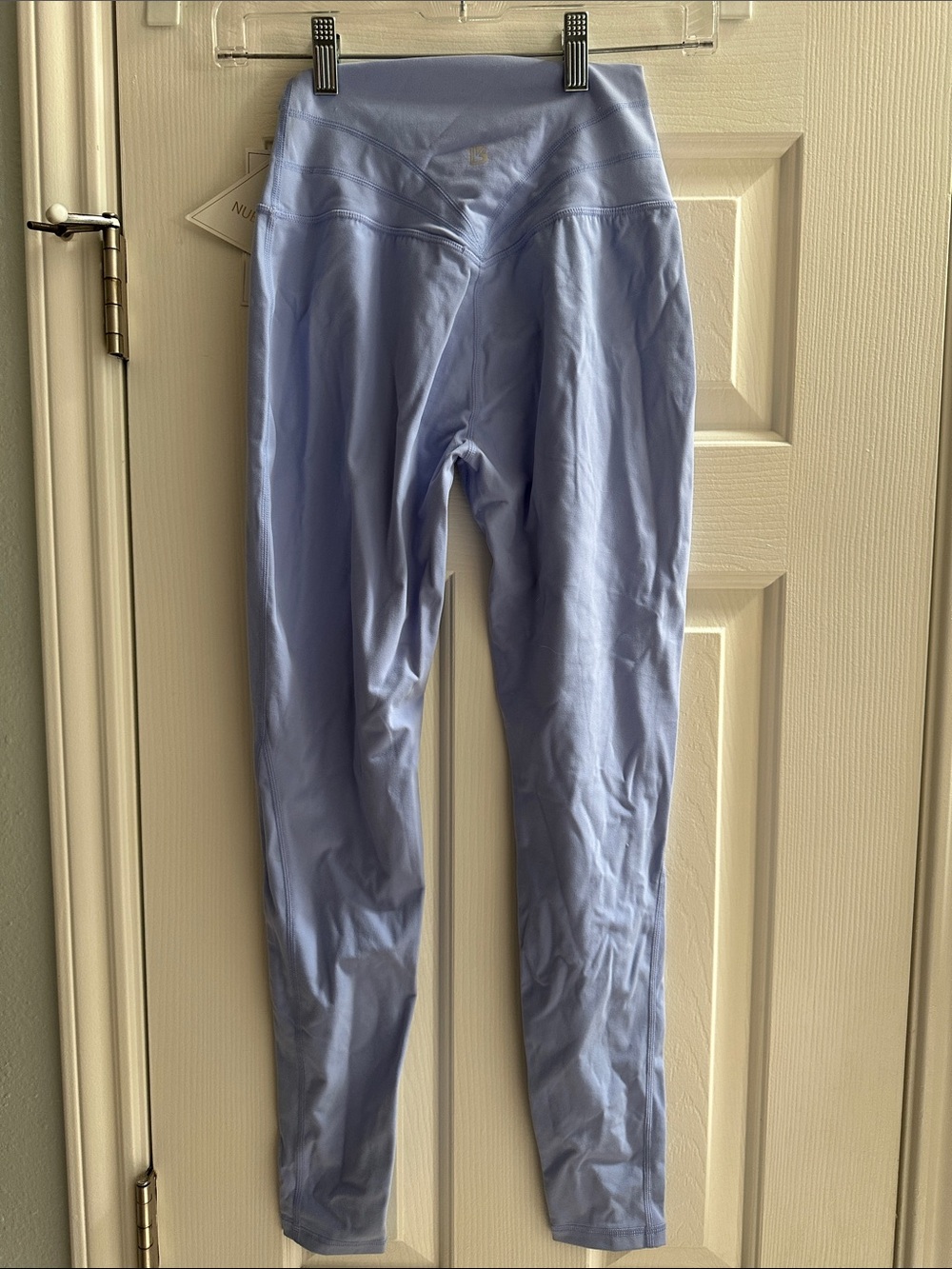 BuffBunny High-Waist Leggings Light Periwinkle Blue NWT Women’s Small Nubre Gym - Picture 3 of 6